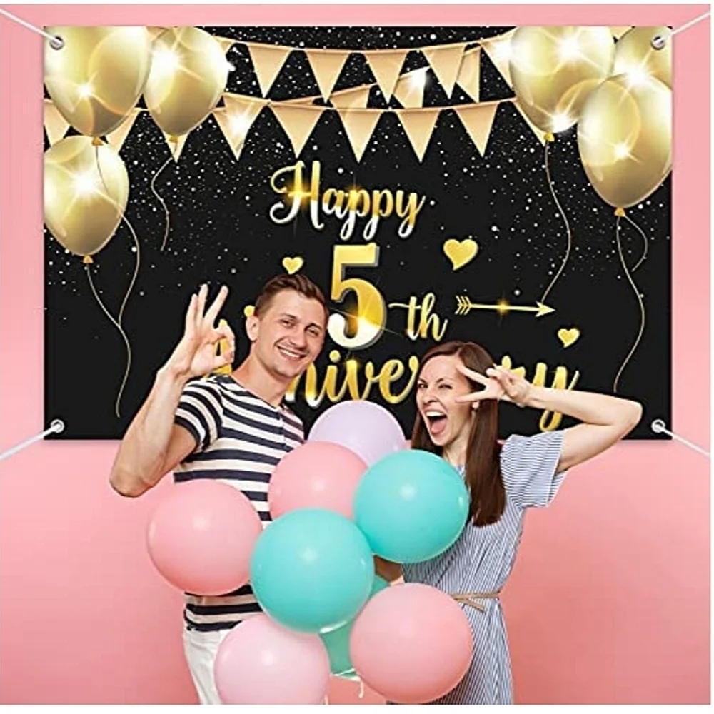 5th Anniversary Party Banner